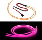 INJORA RC LED Strip Lights Flexible Cuttable for TRX4M SCX24 1/24 1/18 Crawlers Upgrade(Pinkish Purple)
