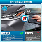 AKM Deionized Spotless Car Wash Rinse Water System, Color Change Resin, with Hose Nozzle Set, Spotless Water System for car wash, Spot-Free Water System for Car Washing, RV, Window,Boat