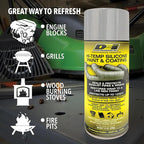 Design Engineering High-Temperature Aluminum Silicone Coating Spray – Heat-Resistant Protective Sealant for Exhaust Wraps, Engine Parts, Headers, and Manifolds