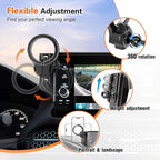 pop-tech Car Phone Holder for Honda CR-V HR-V 2023 2024 2025 2026: for MagSafe Magnetic Cell Phone Mount for HRV CRV Accessories 7/9 inch Screen - Touchscreen Cradles Strong Magnets for iPhone Samsung