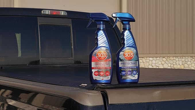 303 Products 30510 Convertible Vinyl Top Cleaning and Care Kit - Cleans And Protects Vinyl Tops - Includes Tonneau Cover And Convertible Top Cleaner 16 fl. oz. + Automotive Protectant 16 fl. oz.,,Blue