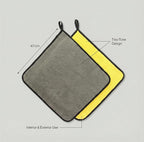Car Microfiber Towel 800GSM – 6-Pack Lint-Free Towels for Car Drying & Detailing – Super Absorbent, Scratch-Free 16x16 Auto Cleaning Cloths