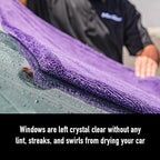 Maxshine - Car Drying Towel, Rinse Free Microfiber Towel for Car Detailing, 1200 GSM, Double Sided, Large Microfiber Towels for Car Drying, Plush Car Wash Towels (6, 24" x 36")