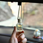 Llum Wild Berries Hanging Car Air Freshener – Luxury Automotive Perfume Diffuser 10ml (0.34 fl oz), Long-Lasting Fragrance, Alcohol-Free Non-Toxic Scent, Glass Bottle With Wood Cap & AC Vent Clip