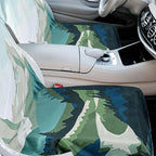 Hahafelt 2 Pack Car Seat Towel Covers with Storage Bag, 63 x 32 Inch Universal Non Slip Waterproof Sweat Protector for Car Truck, Gym Swimming Running, Machine Washable (Yosemite)