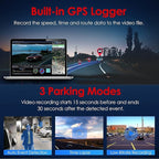 VIOFO A129 Pro Duo 4K Dual Dash Cam 3840 x 2160P Ultra HD 4K Front and 1080P Rear Car WiFi Dash Camera 8MP Sensor GPS, Buffered Parking Mode, G-Sensor, Motion Detection, WDR, Loop Recording