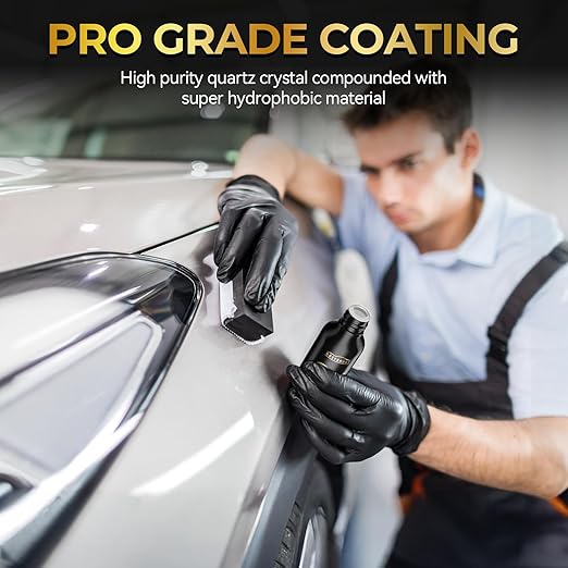 Greyghost Mr Fix 9h Nano Coating Kit Super Ceramic Car Coating Hydrophobic, Car Paint Protection Anti Scratch Glass Coat, High Gloss Auto Ceramic Polish 9h Hardness Ceramics