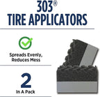 303 Products 39025 Tire Shine/Tire Dressing Applicator Pads - Perfect for Using to Apply Tire Shine, Tire Wet, Tire Gel, Or Tire Balm - Superior Product Application - Reduce Mess, 2 Pack , gray