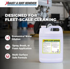 Corrosion Technologies Xhaust & Soot Remover, Superconcentrated Cleaner Degreaser For Exhaust Soot, Belly Grime, Brake Dust & Bug Splats, Multi Purpose Aircraft & Fleet Cleaning Solution, 1 Gallon