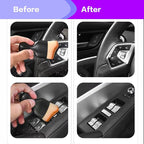 AOCISKA Car Interior Detailing Brush,Soft Bristle Cleaning Brush Car Detailing Brush Dusting Brush,Car Interior Cleaning Tool,Auto Detail Brush Car Dash Duster Brush (Black)