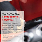 Malco Clean and Shine Interior Car Cleaner and Dressing - Best Interior Car Care to Restore Leather Plastic and Vinyl / 1 Simple Step To Clean, Condition, and Protect/Non-Glare Satin Finish (125901)