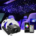 AMKI Upgraded 600pcs 0.03in 9.8ft 16W Twinkle Starlight Headliner Kit Shooting Star Twinkle+Sound Activated Fiber Optic Lighting Meteor Kit for Car Home Ceiling Roof Decor