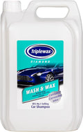 Triplewax Wash & Wax – All-in-One Car Shampoo and Wax, Cleans and Shines with Streak-Free Finish, 169 fl oz