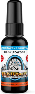 BluntPower (Baby Powder, 1 Pack) Concentrated Air Freshener Spray - Oil-Based Room Diffuser Spray - Long-Lasting Bathroom Scent, Car Freshener & Odor Eliminator