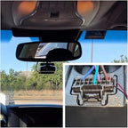 Radar Detector Cord hardwire kit,Dash cam Rearview Mirror Plug Cord,Install Three Devices at The Same time, Such as Baby Car Camera/Dash Cam/Portable Carplay Screen for Car/Backup Camera/Navigation