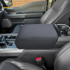 PIMCAR Center Console Cover for 2021-2025 2026 Ford F150 Middle Armrest Cusion Protector Anti Scratch Nylon Cover Interior Accessories(Bucket Seat Only)