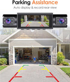 4 Channel Dash Cam 360° View, 2K Car Dash Cam Front and Back, 4-Way Front Rear Inside Recording, APP Control, 8 IR Night Vision, Parking Monitor, G-Sensor, Free 64GB TF Card