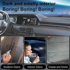 Polishing Cleaner Car Interior, Ultra-fine Spray Water Free Cleaning, Car Interior Polishing Spray for Interior Detailing Rubber Leather