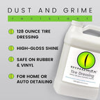 Dinowax - Tire Dressing, Tire Shine, Tire, Vinyl, and Rubber Dressing, Tire and Wheel Care Products 128oz
