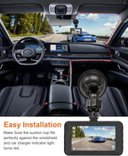 Dash Cam Front Car Camera, FHD 1080P Dashcam for Cars, Dash Camera with 32G SD Card, 24 Hours Parking Monitor, Night Vision, Loop Recording, G-Sensor, 3'' IPS Screen, 170°Wide Angle