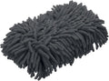 HARFINGTON Car Wash Sponge 9.1" x 4.7" Chenille Microfiber Mitt Scratch-Free Absorbent Scour Scrubber Cleaning Sponge for Washing Detailing on Cars, Trucks, SUV, Boats, RVs, Gray