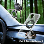 Upewefi 2026 Upgraded Car Phone Holder for Mag Safe, 3500gf Strongest Magnetic, 360° Adjustable Car Phone Holder, Phone Holders for Your Car, Car Mount for iPhone 17 16 15 14 13 12 (1pcs-BlackOrange)