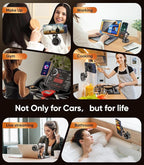 Car Phone Holder,3-AXIS Telescopic Arm Magnetic Phone Mount, 360° Rotatable & Adjustable & Foldable Vacuum Suction Phone Stand,Phone Holders for Your Car/Dashboard/Windshield/Gym/Mirror