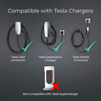 Lectron Tesla to J1772 EV Charging Adapter – NACS Converter, 48 Amp & 240V, Compatible with Tesla High Powered Connectors, Destination Chargers & Mobile Connectors for J1772 Electric Vehicles (Black)