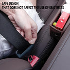 Universal Fit Premium Leather Car Seat Gap Filler Organizer, Center Console Organizer for Car SUV Truck (Beige，1 Pack)