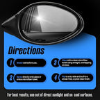 Magic Finish Car Glass Cleaner (1 Gallon) – Ammonia-Free Window Cleaner Spray for Interior & Exterior Auto Glass – Anti-Fog, Streak-Free Car Cleaning Supplies for Tint, Mirrors & Screens