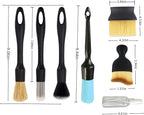 7PCS Car Beauty Brush Set, Cleaning Brushes for Car Interior or Exterior, Dust Removal and Cleaning Tools, Suitable for Logos, Vents, Wheels, Leather Seats