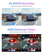 VIOFO A329S 4K 60FPS Dash Cam, Power Saving Parking Mode, Wi-Fi 6 App Control, STARVIS 2 Sensor, Supports up to 4TB SSD or 512GB microSD Card