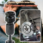 Wheel Hub Resurfacing Kit,Wheel Hub Cleaning Kit, Brake Hub Cleaning Kit Includes 5 Pads,Quick Rust Removal for Lug Studs and Rotors，Fits Power Drill or 1/2" Impact Driven Wrenches