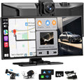 Carplay Screen for Car, Largest 11.5" Wireless Carplay & Android Auto Screen with 4K Dashcam / 1080P Rear Camera, Compatible with A-pple Carplay, Bluetooth, FM, TF Card, Voice Control, Navigation