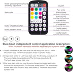 AMKI High Brightness Dual Color 32W Twinkle 1800pcs 0.03in 16.4ft Fiber Optic Starlight Headliner Kits RGBW Sound Activated APP/Remote Control for Movie Theater Home Ceiling Decor