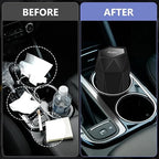 Car Trash Can with Lid - 1-Pack, Interior Accessories for Vehicles, Leakproof Garbage Can with 15 Detachable Trash Bags, Multipurpose Organizers and Storage Solutions for Home and Office