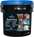 PerformanceDIY Good Full Kit Epoxy Floor Coating- Gray Base with Domino 1/4" Flakes-Light Flake Coverage,Covers 500 sq. ft.-for Garage,Basement, Patio,Commercial Floors,Concrete-Non-Toxic