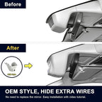 Mangoal Honda CRV Dash Cam Front 4K & Rear 1080p Custom fit for Gen6 CR-V & CR-V Hybrid 2023-2026(Gray)(Model B), Integrated OEM Look, UHD 2160P Video, WiFi & App, 128GB Card