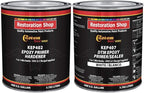 Custom Shop - White Epoxy Primer/Sealer 2.1 VOC (2-Gallon Kit) Anti-Corrosive DTM High-Performance Primer for Automotive and Industrial Use - Kit= 1 Gal. Epoxy + 1 Gal. Hardener (1-1 Mix)