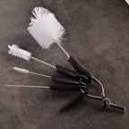 Espresso Brush Machine Cleaning Brush - CAFEMASY 5pcs Coffee Machine Cleaning Brush Pack Barista Tools for Cleaning Espresso Machine Group Head Steam Wand Milk Frother Drip Tray Coffee Mug