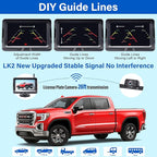 HD 1080P 5 inch Wireless Backup Camera for Truck: 15-Min Easy Install Clear Night Vision Digital Signal Stable No-Delay Bluetooth Rear View Camera for Car Pickup SUV Camper Parking Safety Assistance