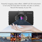 Dash Cam Front and Rear, Dash Camera for Cars with 32G Card Super Night Vision, Car Dash Cam 1080P Dashboard Camera with G-Sensor, Parking Monitor, Loop Recording, Motion Detection Car Camera