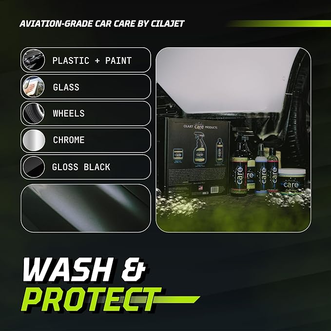 Care Car-Shampoo and Soap - Car Detailing Kit Essential - Vehicle Cleaning Supplies - Produces Thick, Foamy Suds - Gentle on Wax and Sealants, 16 Oz.