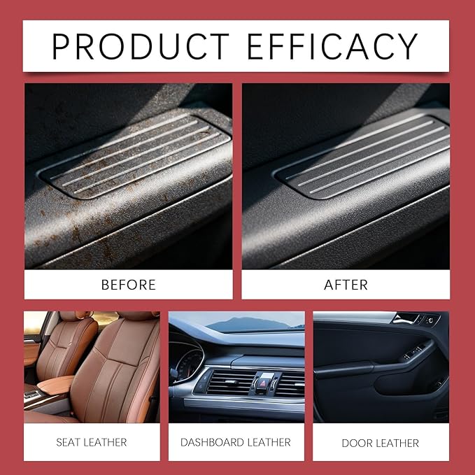 Car Interior Cleaning Kit, Easy Operation, Gentle On Leather & Plastic, Quick Cleaning(3set)