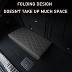 Seat Aisle Storage Box for Ford Explorer 6-Passenger Models – Organizer Rear Seats Passage – Foldable, Easy Installation, for Ford Explorer ST XLT Accessories 2020 to 2025 (White)
