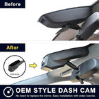 Mangoal Front 4K & Rear 1080P Dash Cam for Chevy Silverado 1500 2019-2021, 1500 Limited 2022 and HD 2020-2023 (Model B), Model B & Model A have Same Models Years but Vehicle Sensor Cover Are Different