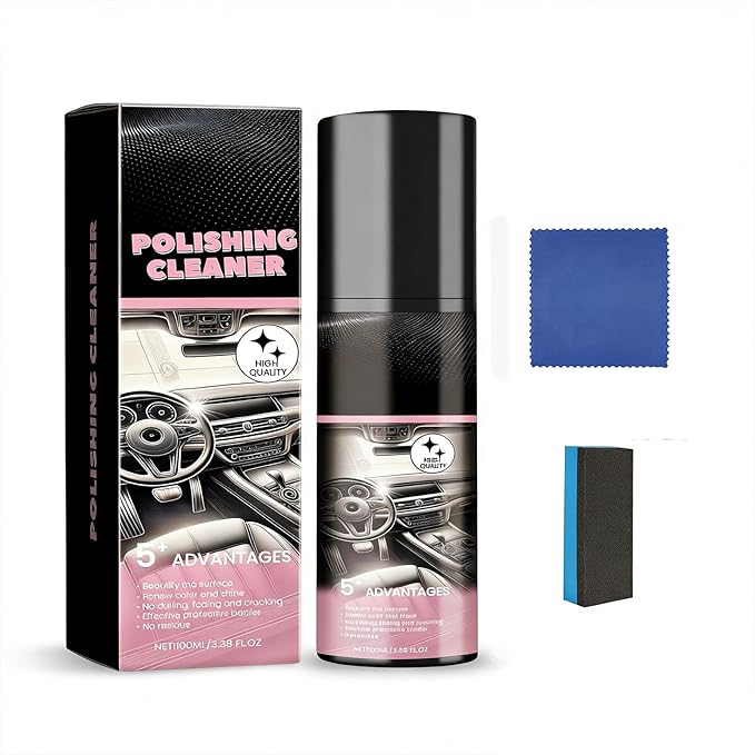 Car Interior Cleaner, Interior Polish Cleaning, Plastic polishing Agent, Interior Detailer Spray, Interior All Purpose Car Cleaner