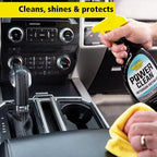 Invisible Glass 92024-6PK Power Clean Automotive Interior Detailer Cleaner Protectant and Conditioner to Restore Interior Surfaces Prevent Fading – 22 fl oz (Pack of 6)