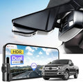 mangoal 4K Front & 2K Rear 2 Channel HDR Dash Cam, Dual STARVIS 2 IMX678 IMX675, Custom Fit for Ford F150 2015-2020 F250/F350 Super Duty 2017-2019(Model C), 5GHz WiFi, GPS, 128GB Card
