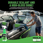 Hula Ceramic Spray Coating – High-Gloss SiO2 Shield & Detailer – Cherry Blast Scent – Hydrophobic Water Repellent for Gel Coat, Paint, Glass, & Chrome – 32oz